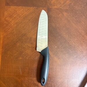 ProKitchen Chef Knife Stainless Steel Santoku Style Blade 7 Inch Kitchen Utensil